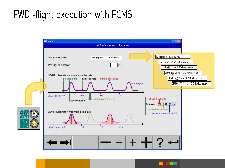 FWD -flight execution with FCMS 