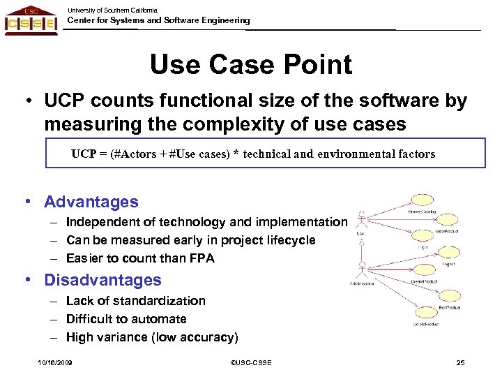 University of Southern California Center for Systems and Software Engineering Use Case Point •