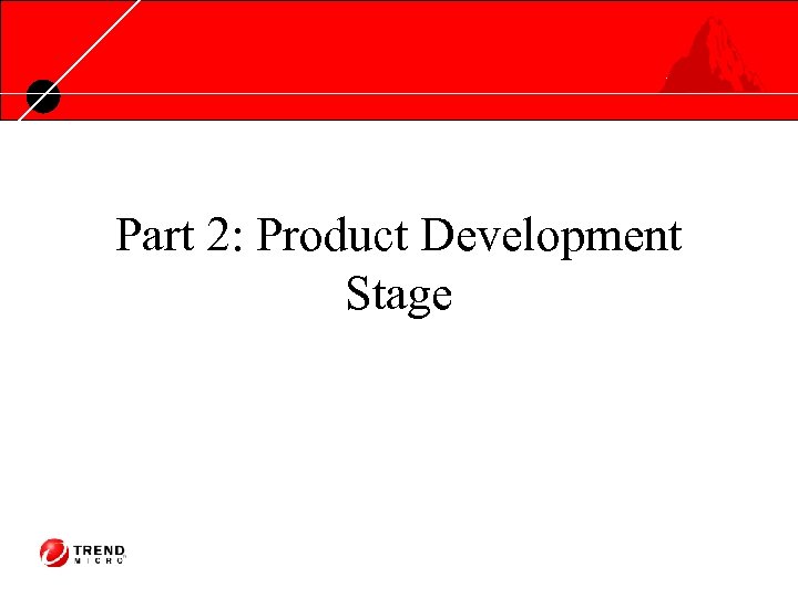 Part 2: Product Development Stage 