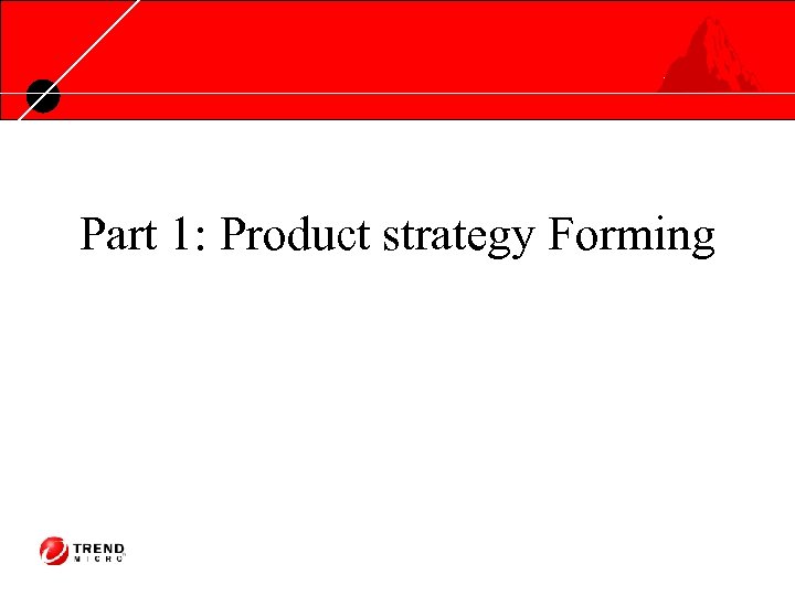 Part 1: Product strategy Forming 