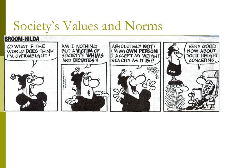 Society’s Values and Norms 