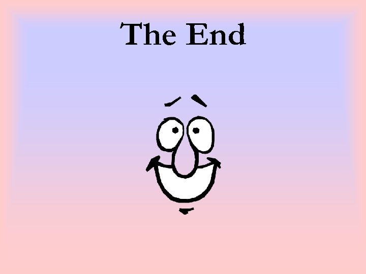 The End 