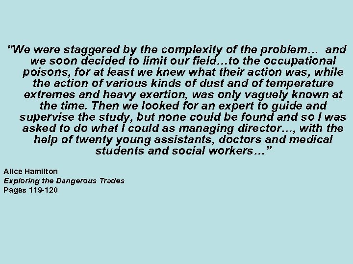 “We were staggered by the complexity of the problem… and we soon decided to