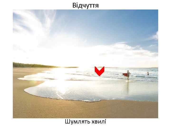 Відчуття Шумлять хвилі 