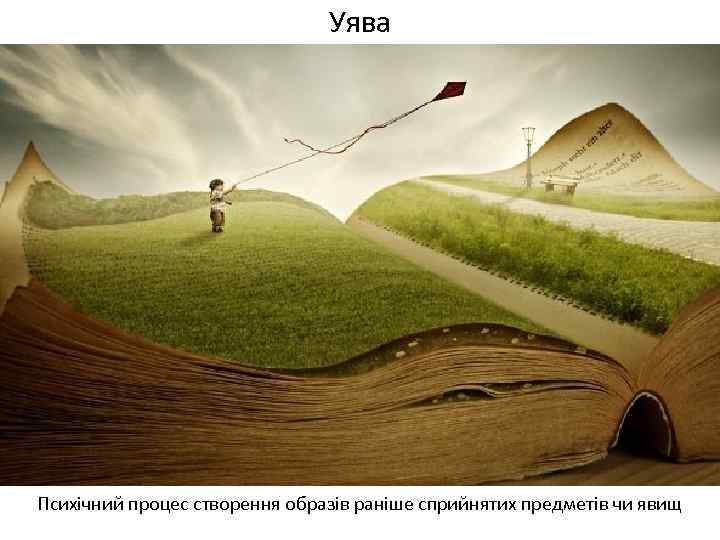 Уява Психічний процес створення образів раніше сприйнятих предметів чи явищ 