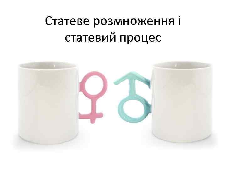 Статеве розмноження і статевий процес 