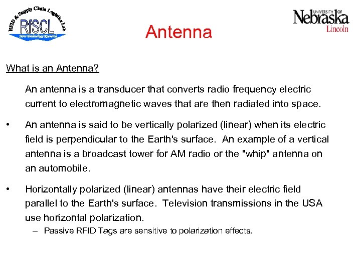 Antenna What is an Antenna? An antenna is a transducer that converts radio frequency