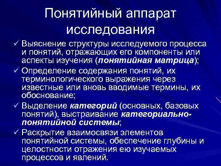 Характеристики исследуемого