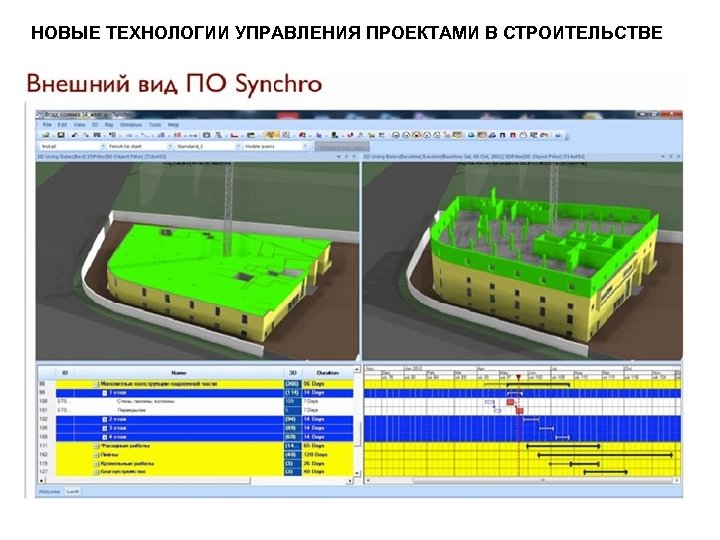 НОВЫЕ ТЕХНОЛОГИИ УПРАВЛЕНИЯ ПРОЕКТАМИ В СТРОИТЕЛЬСТВЕ 