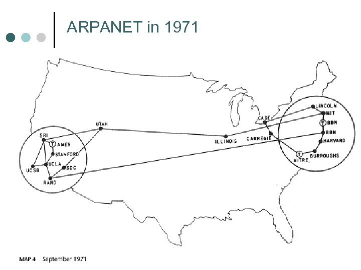 ARPANET in 1971 