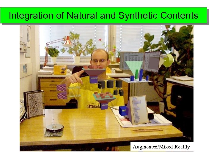 Integration of Natural and Synthetic Contents Augmented/Mixed Reality 