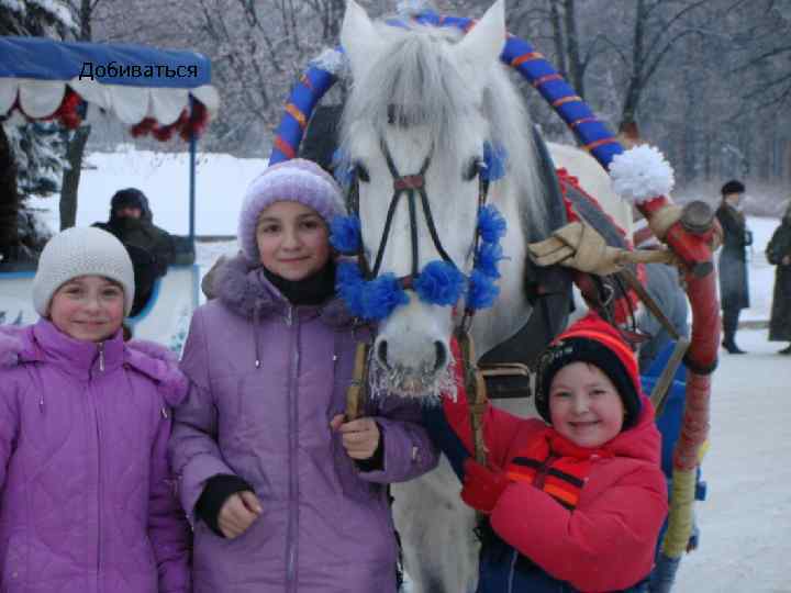 Добиваться 
