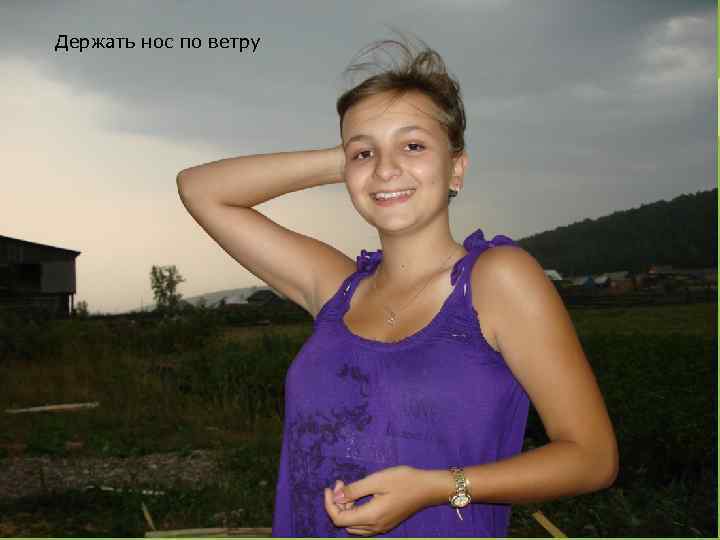 Держать нос по ветру 