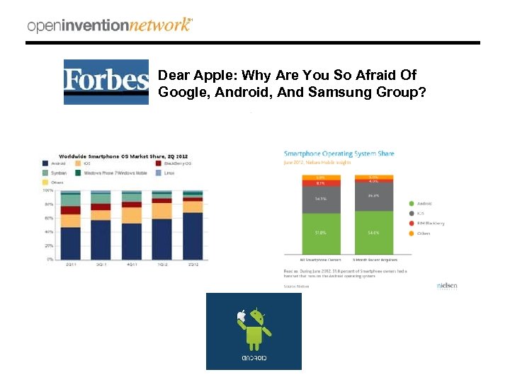 Dear Apple: Why Are You So Afraid Of Google, Android, And Samsung Group? 