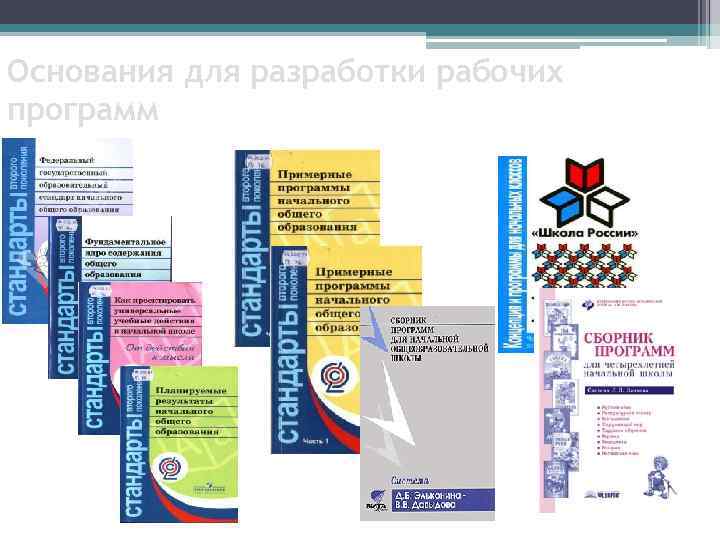 Основания для разработки рабочих программ 