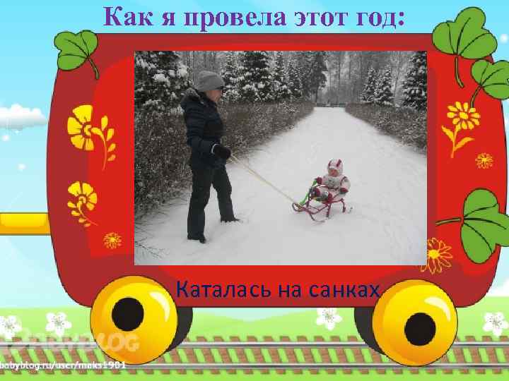 Как я провела этот год: Каталась на санках 