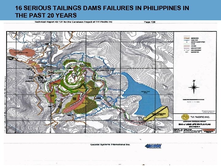 16 SERIOUS TAILINGS DAMS FAILURES IN PHILIPPINES IN THE PAST 20 YEARS 