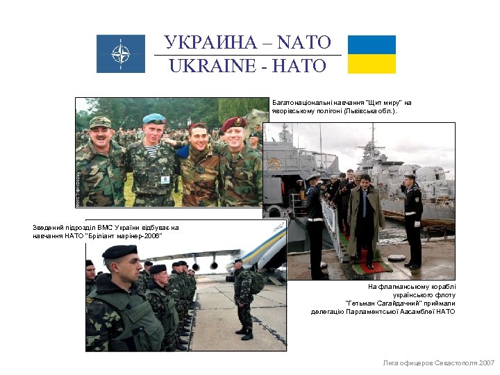 УКРАИНА – NATO UKRAINE - НАТО Багатонаціональні навчання 