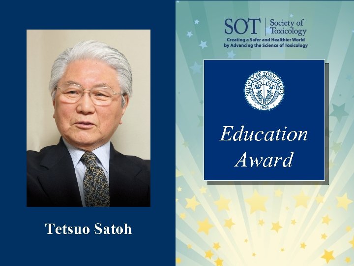 Education Award Tetsuo Satoh 