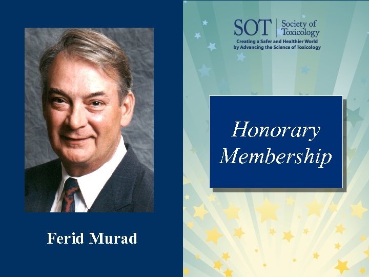 Honorary Membership Ferid Murad 