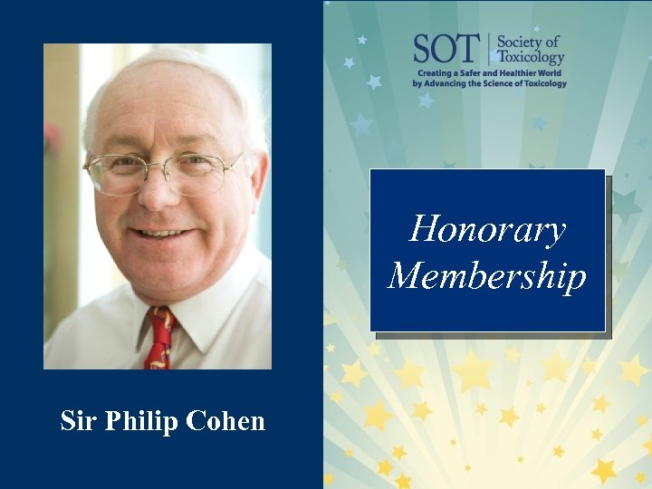 Honorary Membership Sir Philip Cohen 