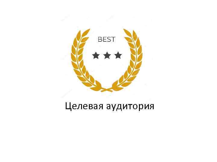 Целевая аудитория 