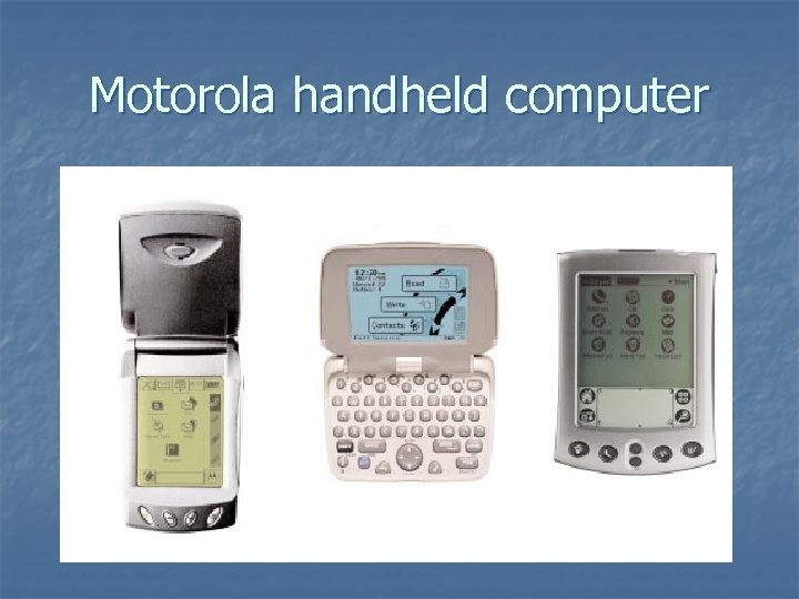 Motorola handheld computer 