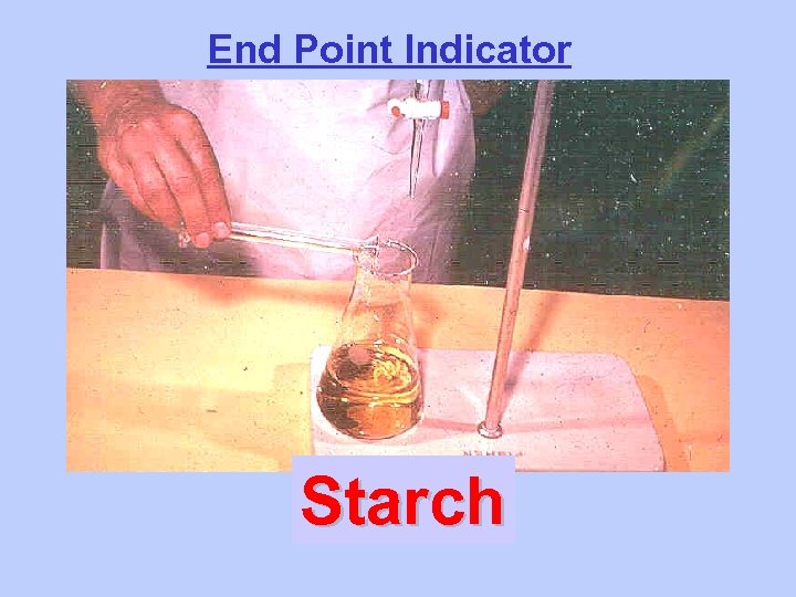 End Point Indicator Starch 