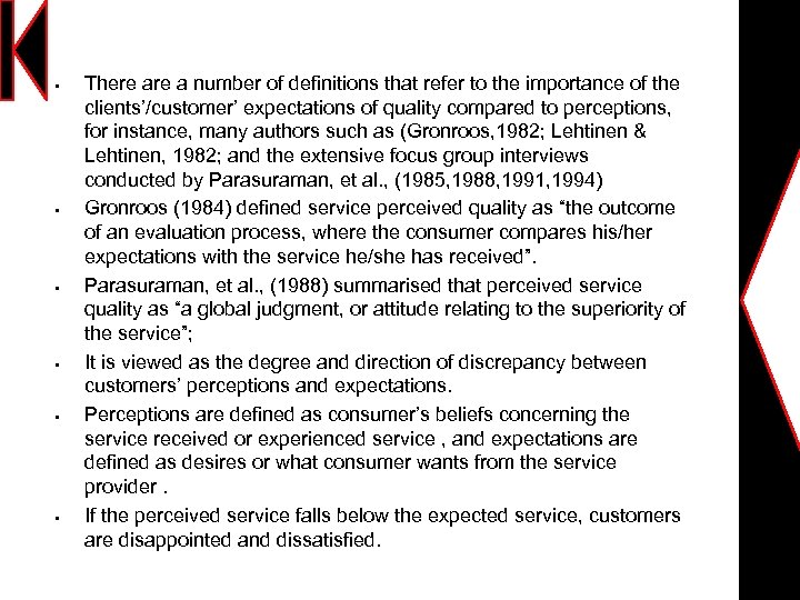 § § § There a number of definitions that refer to the importance of