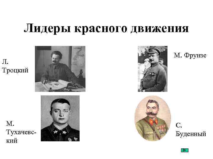 Презентация лидеры красного движения