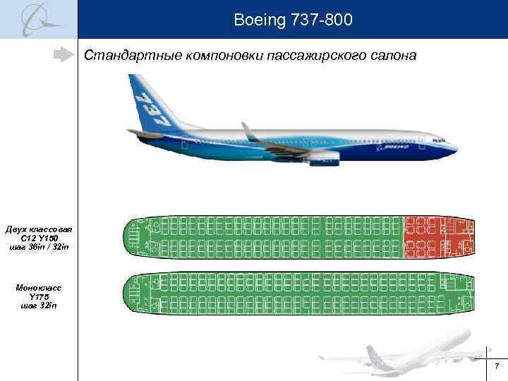 Боинг 737 800 схема салона