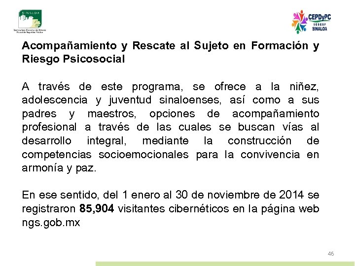 Acompañamiento y Rescate al Sujeto en Formación y Riesgo Psicosocial A través de este