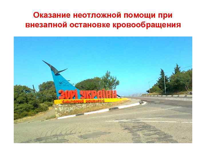 Оказание неотложной помощи при внезапной остановке кровообращения 