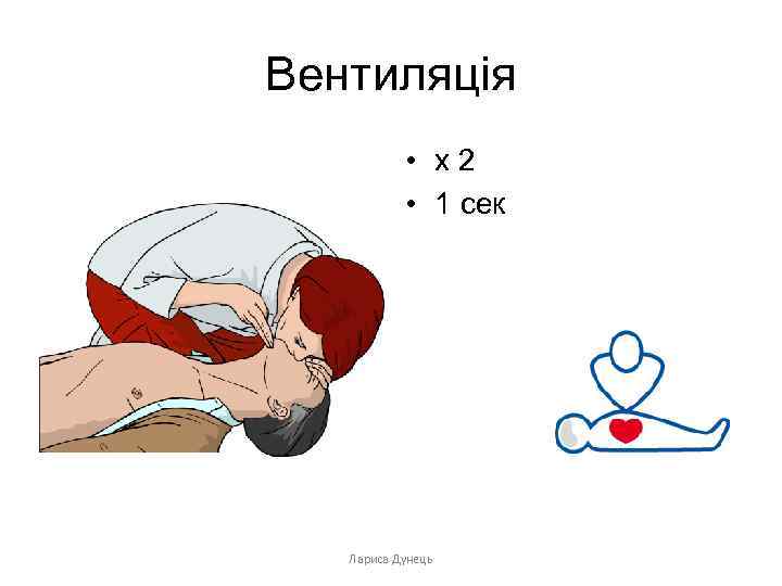Вентиляція • х 2 • 1 сек Лариса Дунець 