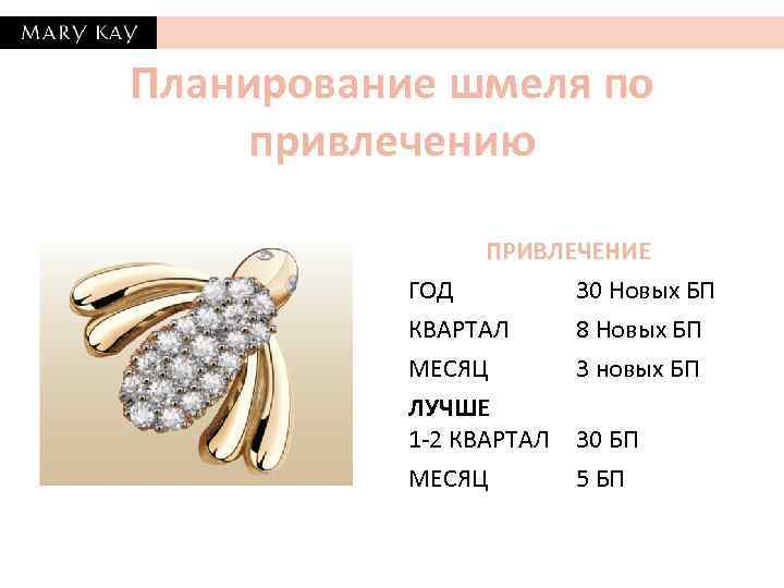 Планирование шмеля по привлечению ПРИВЛЕЧЕНИЕ ГОД 30 Новых БП КВАРТАЛ 8 Новых БП МЕСЯЦ