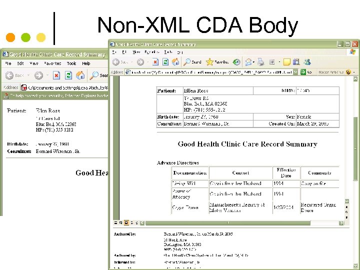 © Alschuler Associates, LLC, 2009 Non-XML CDA Body 26 