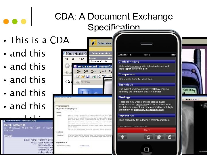 6 © Alschuler Associates, LLC, 2009 CDA: A Document Exchange Specification • This is