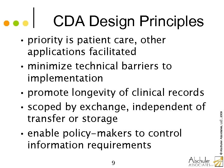  • priority is patient care, other applications facilitated • minimize technical barriers to