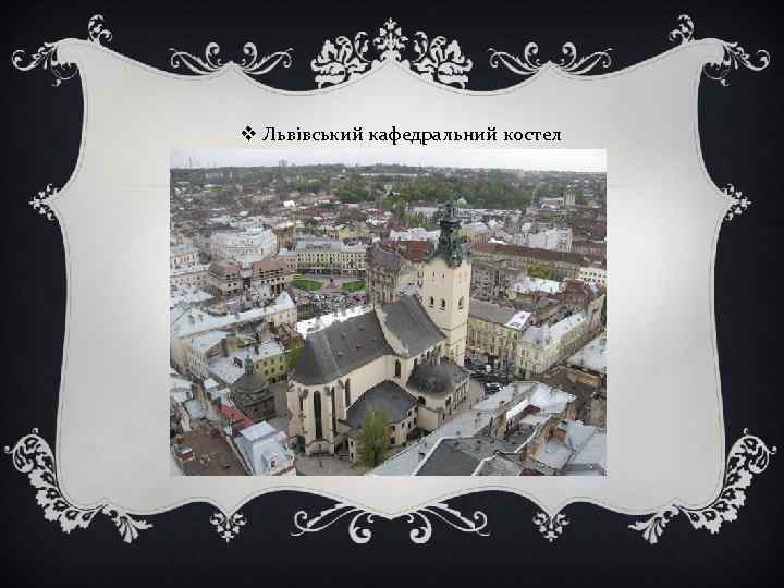 v Львівський кафедральний костел 