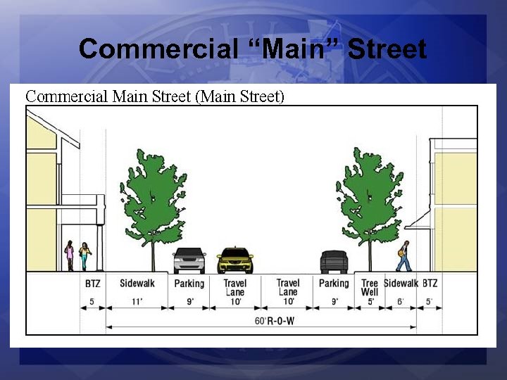Commercial “Main” Street Main Street 