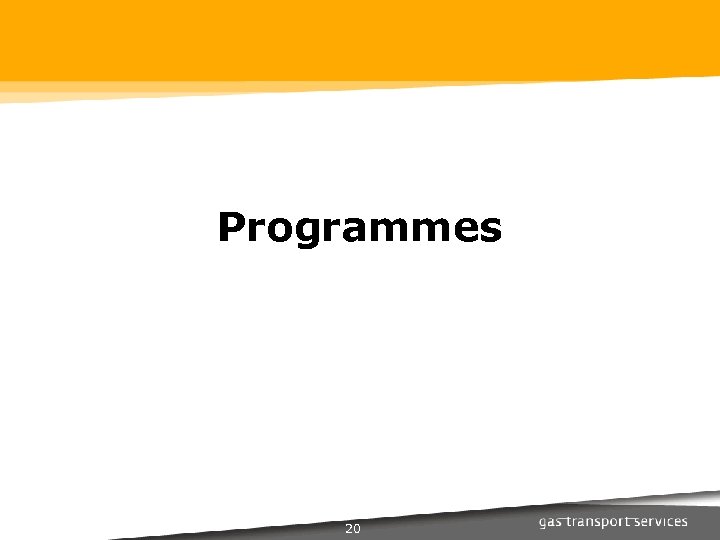 Programmes 20 