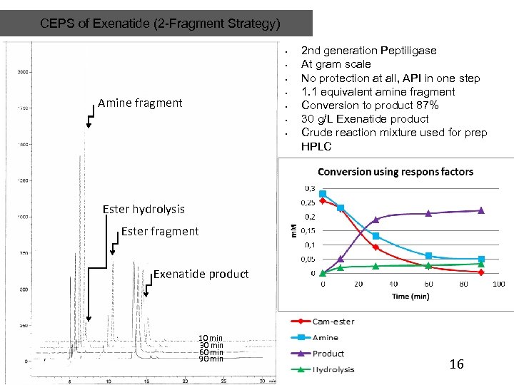 CEPS of Exenatide (2 -Fragment Strategy) • • Amine fragment • • • 2