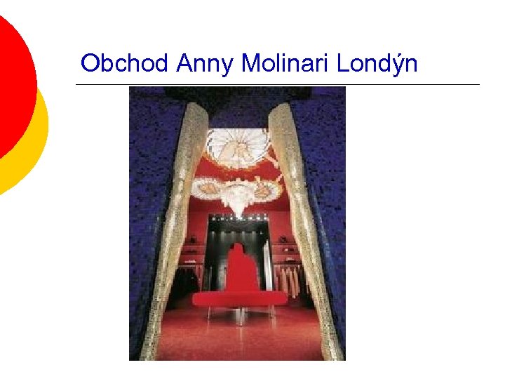 Obchod Anny Molinari Londýn 