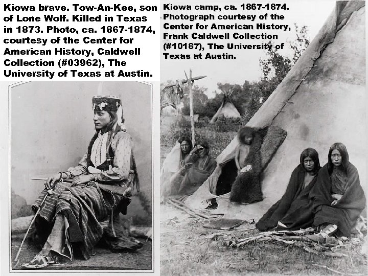 Kiowa brave. Tow-An-Kee, son of Lone Wolf. Killed in Texas in 1873. Photo, ca.