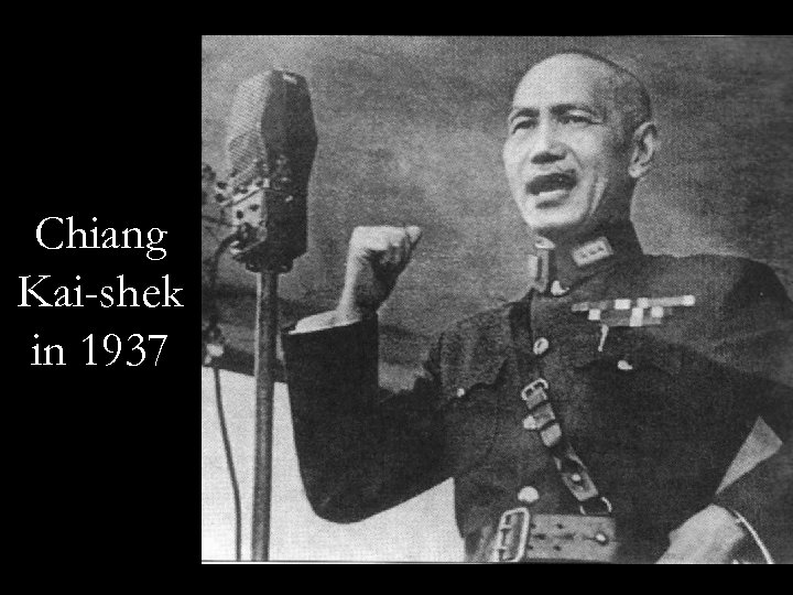 Chiang Kai-shek in 1937 