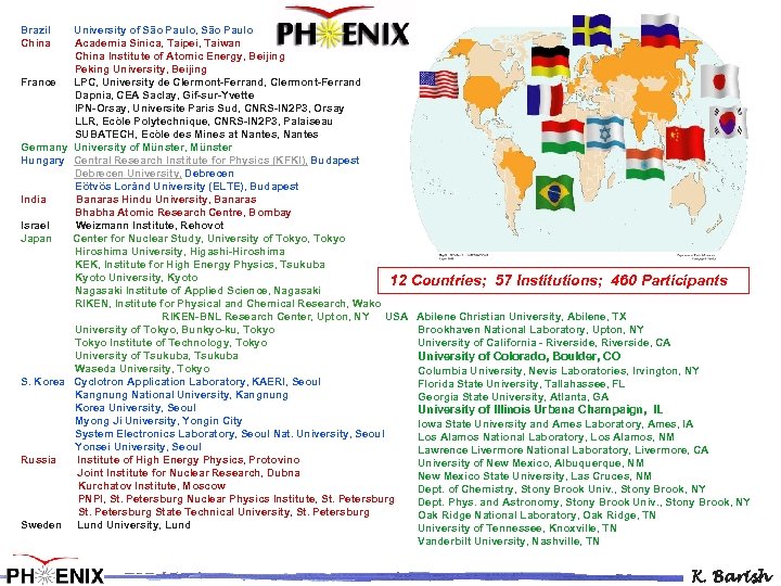 Brazil China University of São Paulo, São Paulo Academia Sinica, Taipei, Taiwan China Institute