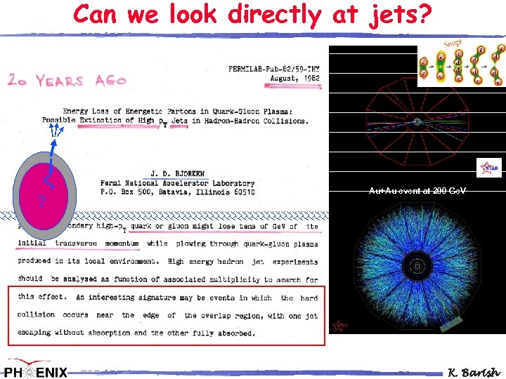Can we look directly at jets? p+p dijet from 200 Ge. V run ?