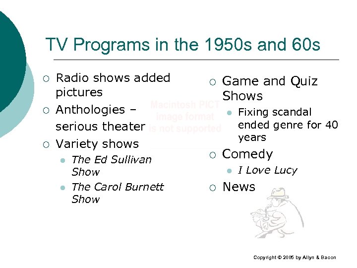 TV Programs in the 1950 s and 60 s ¡ ¡ ¡ Radio shows