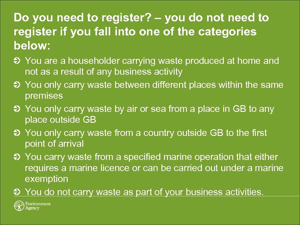 Do you need to register? – you do not need to register if you