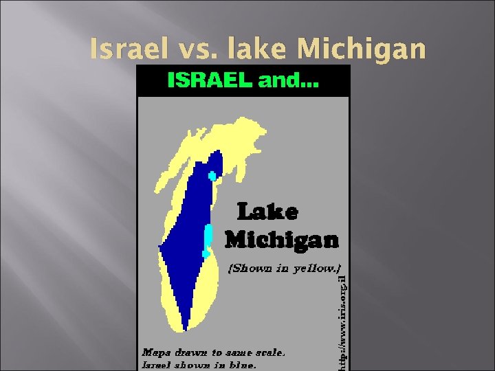 Israel vs. lake Michigan 